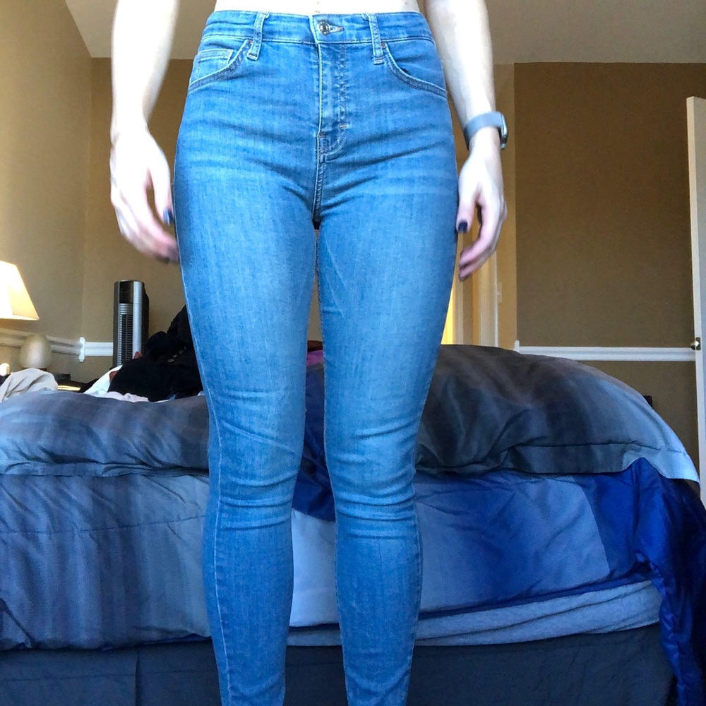 Top shop skinny jeans